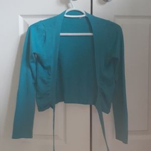 Ballet type wrap sweat